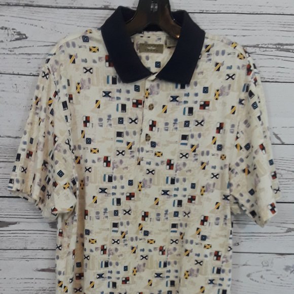 Natural Issue Other - Natural Issue M Tan Cotton Polo